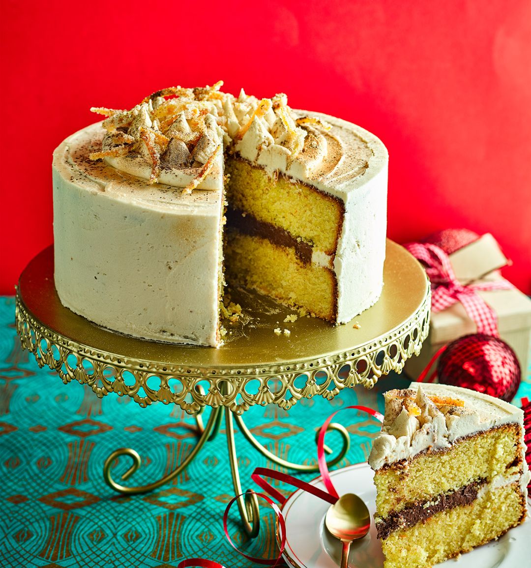 Chocolate and orange polenta cake