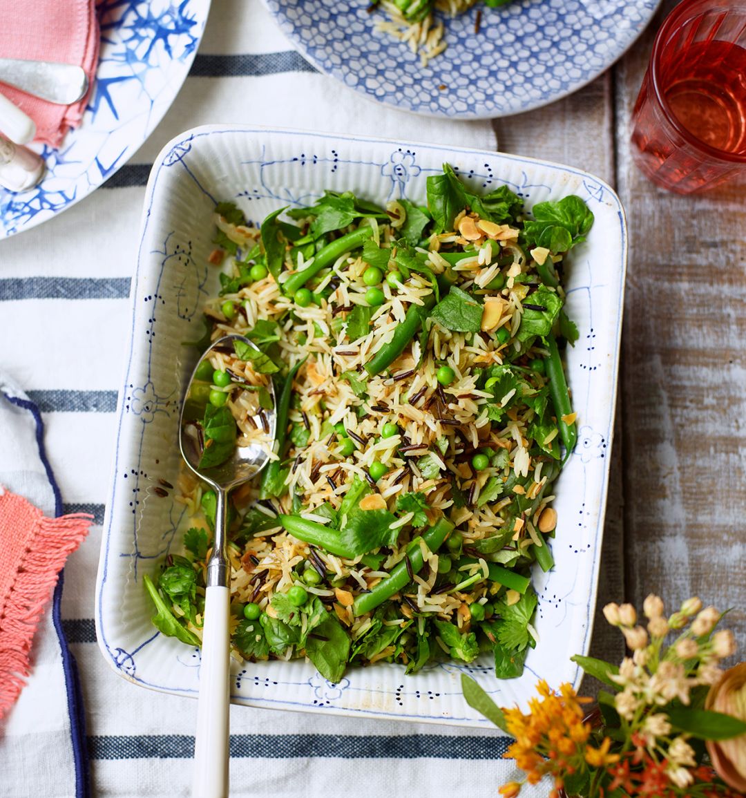 Spiced basmati rice salad