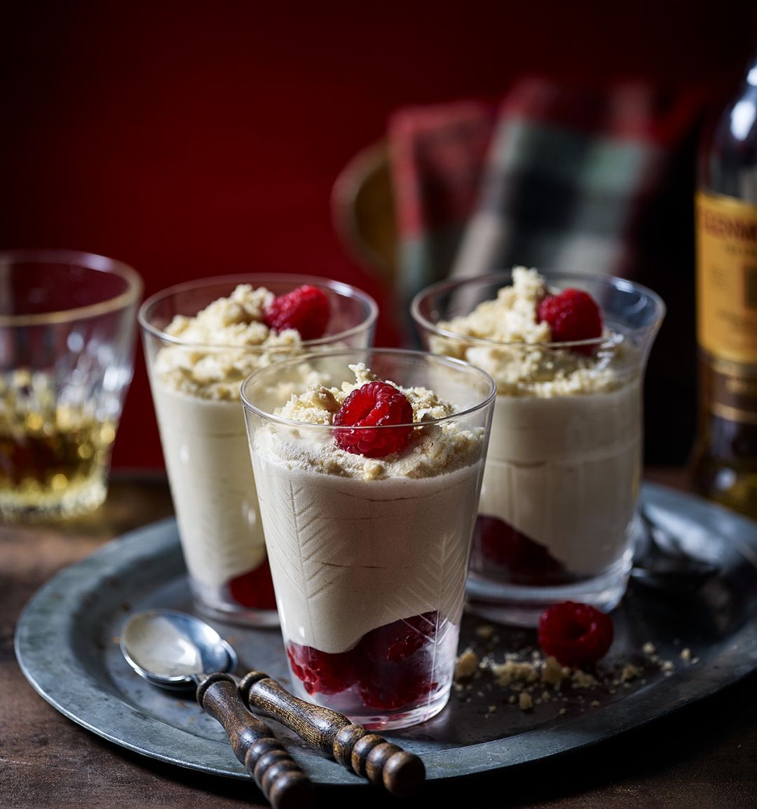 Whisky and honey mousse
