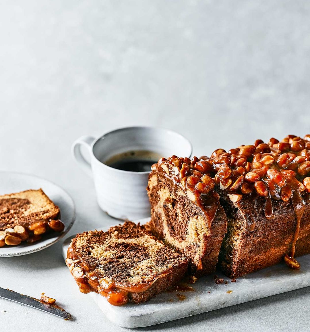 Peanut butter chocolate loaf cake
