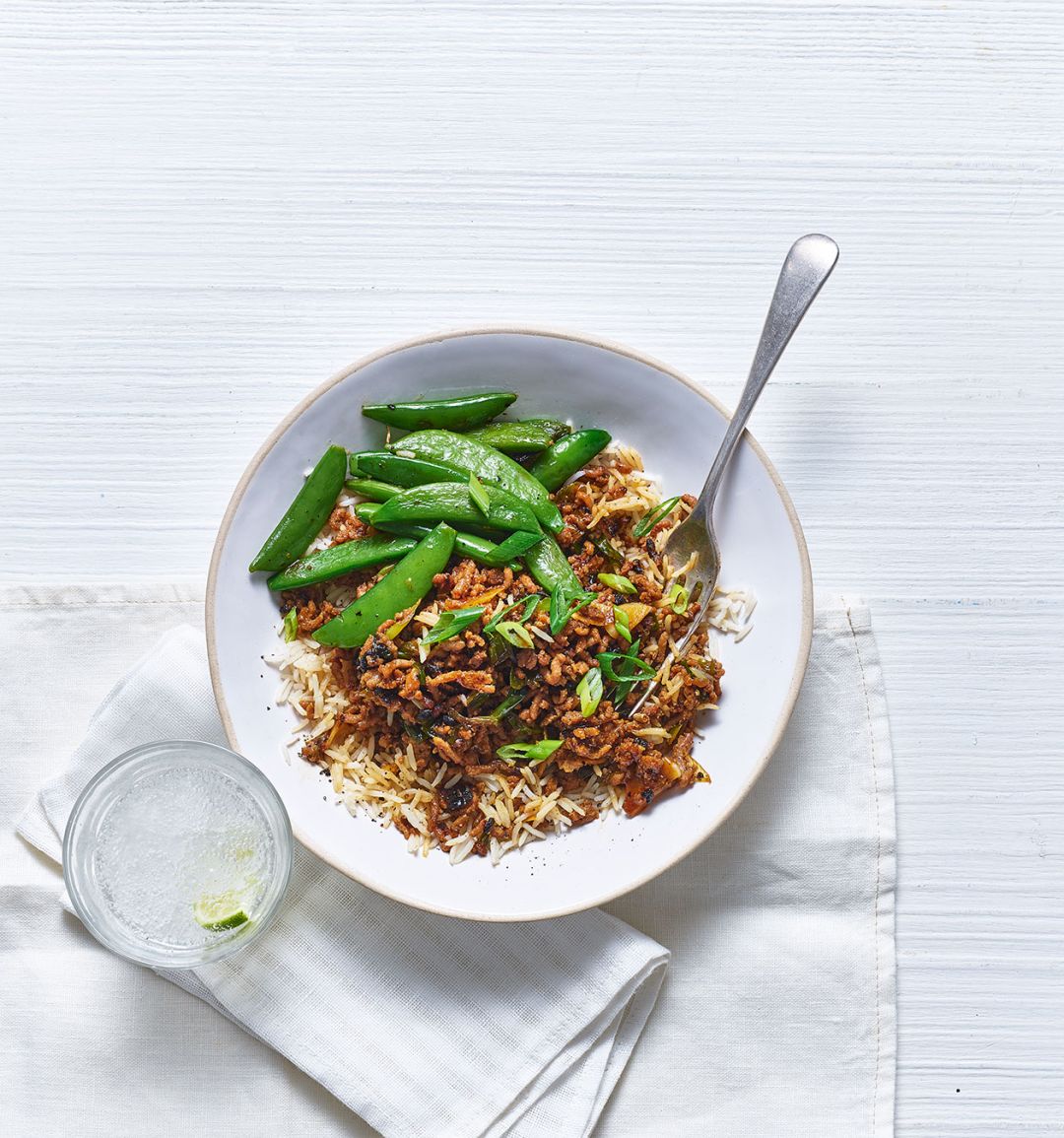 Crispy pork rice bowl 