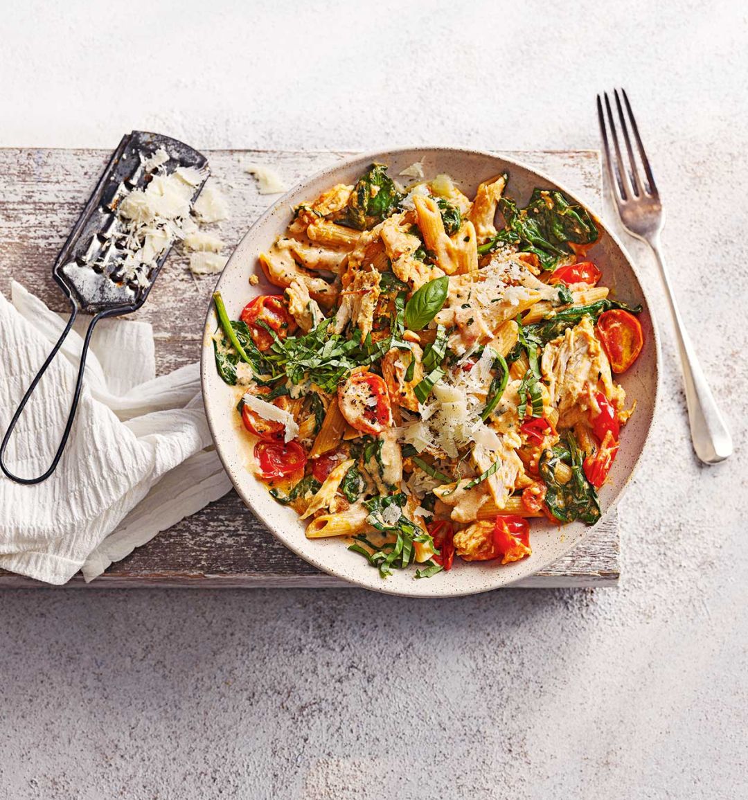 Tuscan chicken pasta