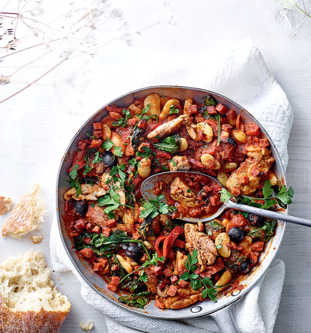 Chicken and chorizo one-pot