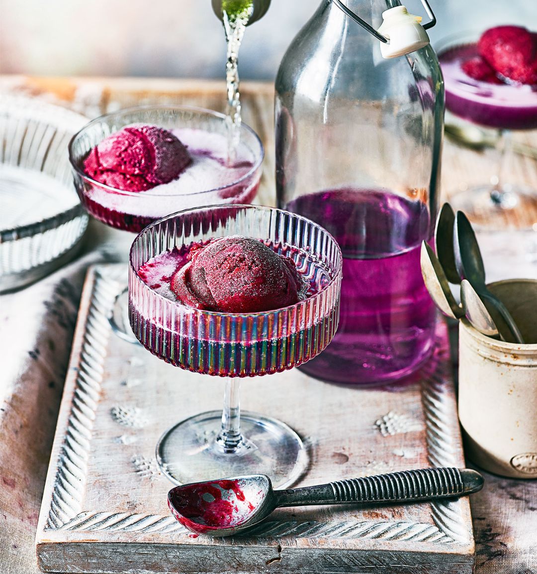 Blackcurrant and thyme summer royale