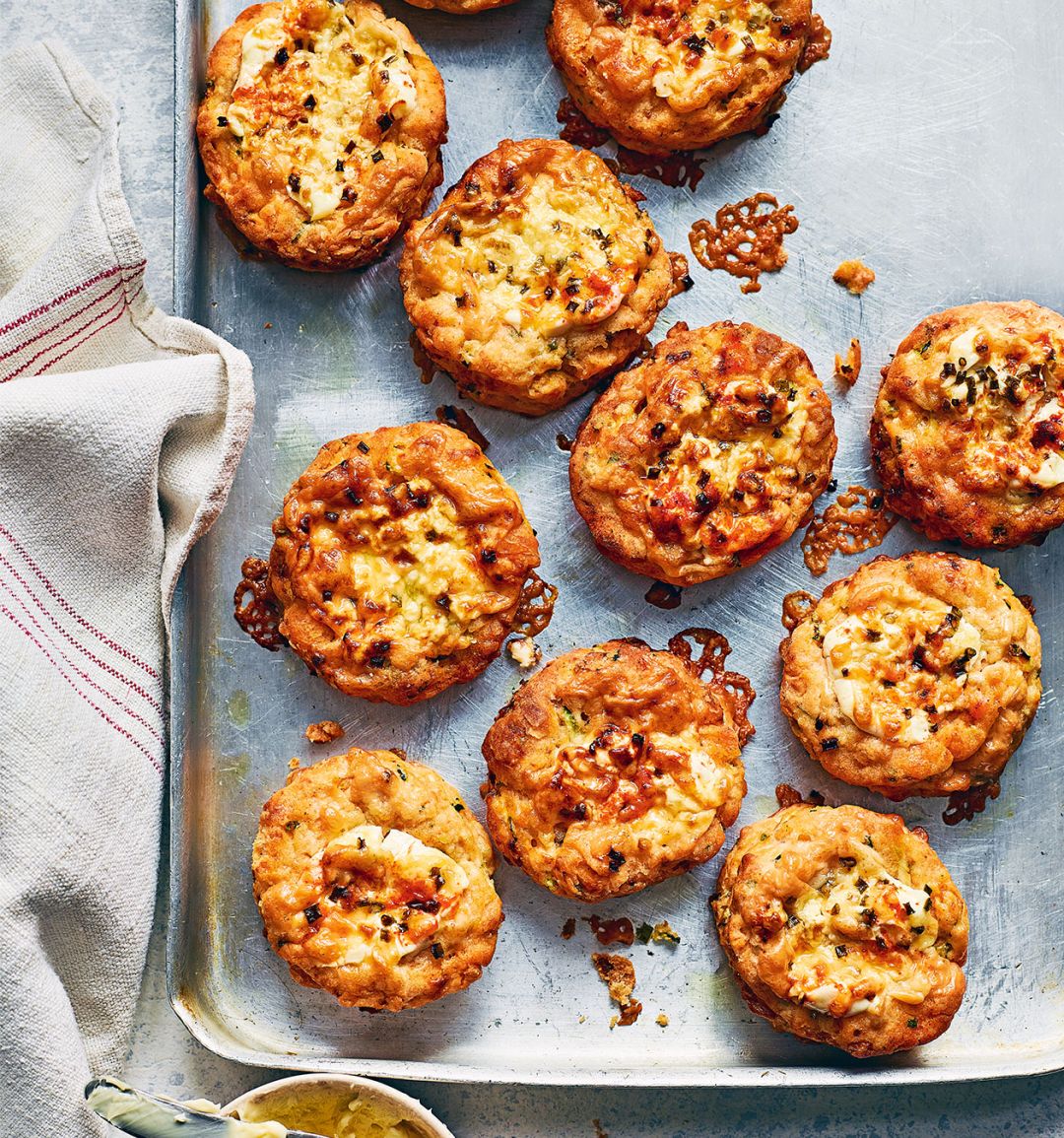 Cheesy courgette scones