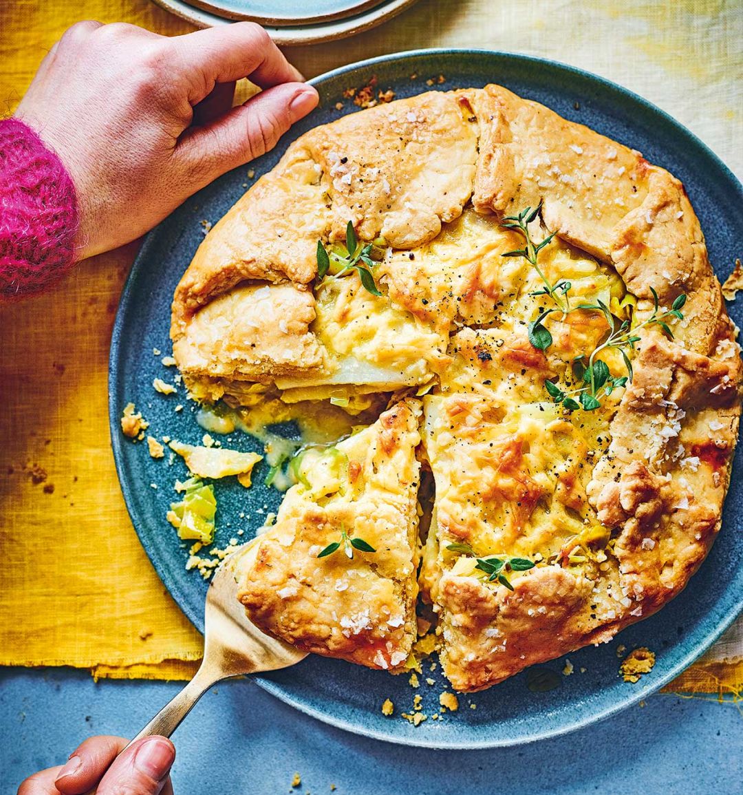 Welsh rarebit galette