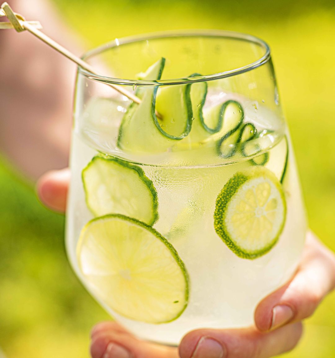 Cucumber gin cooler
