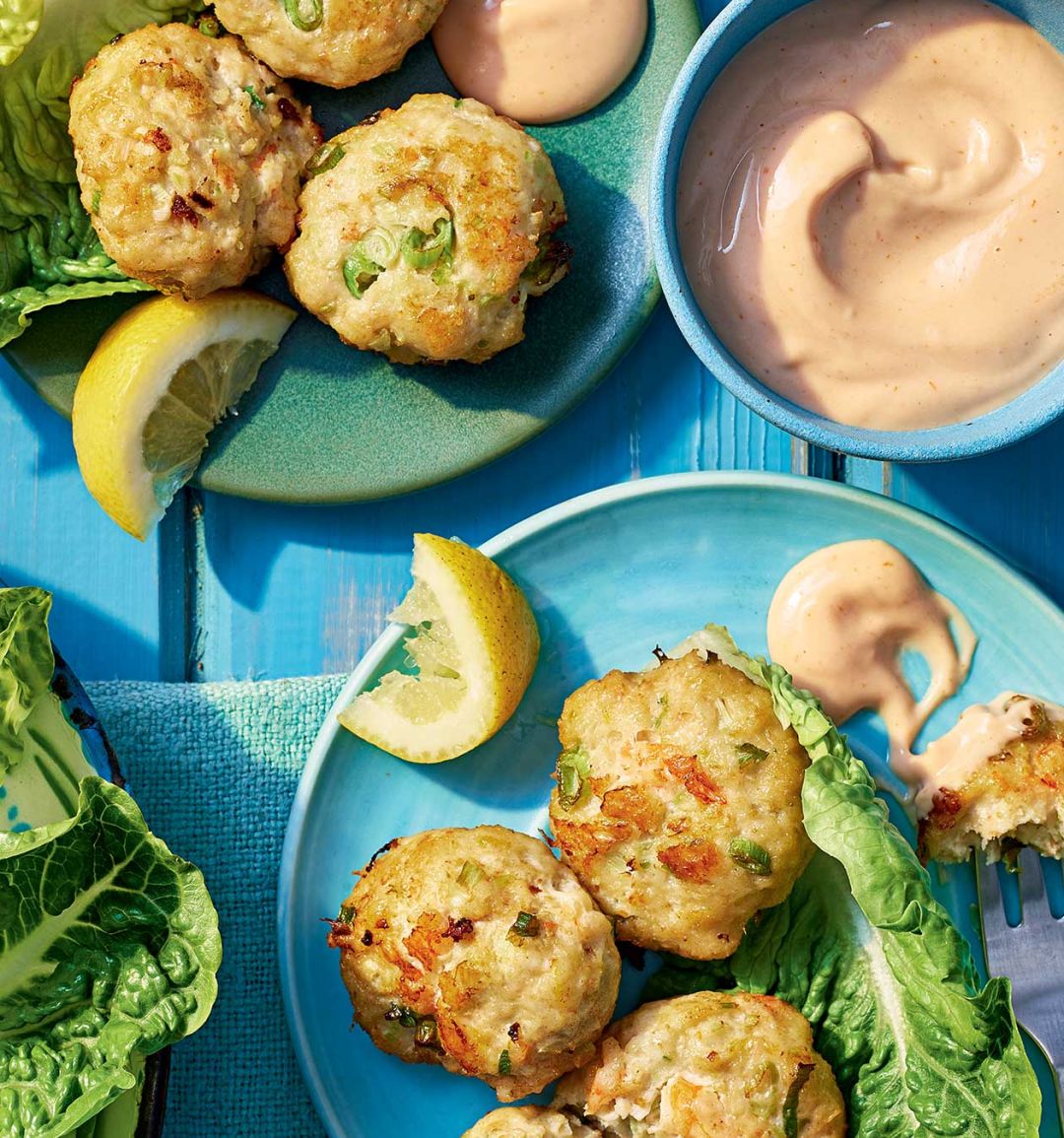 Prawn cocktail cakes