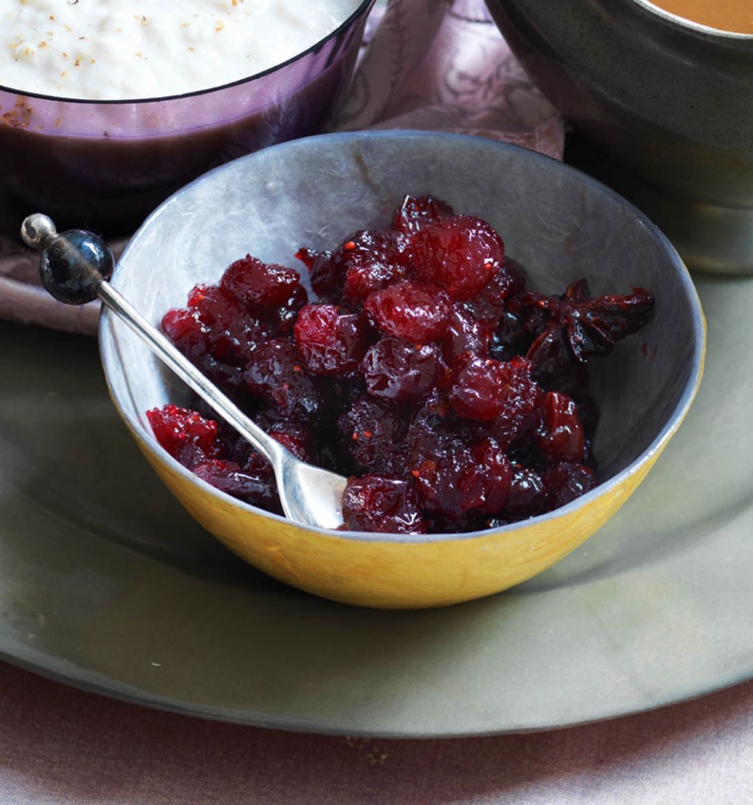 Cranberry and orange compote