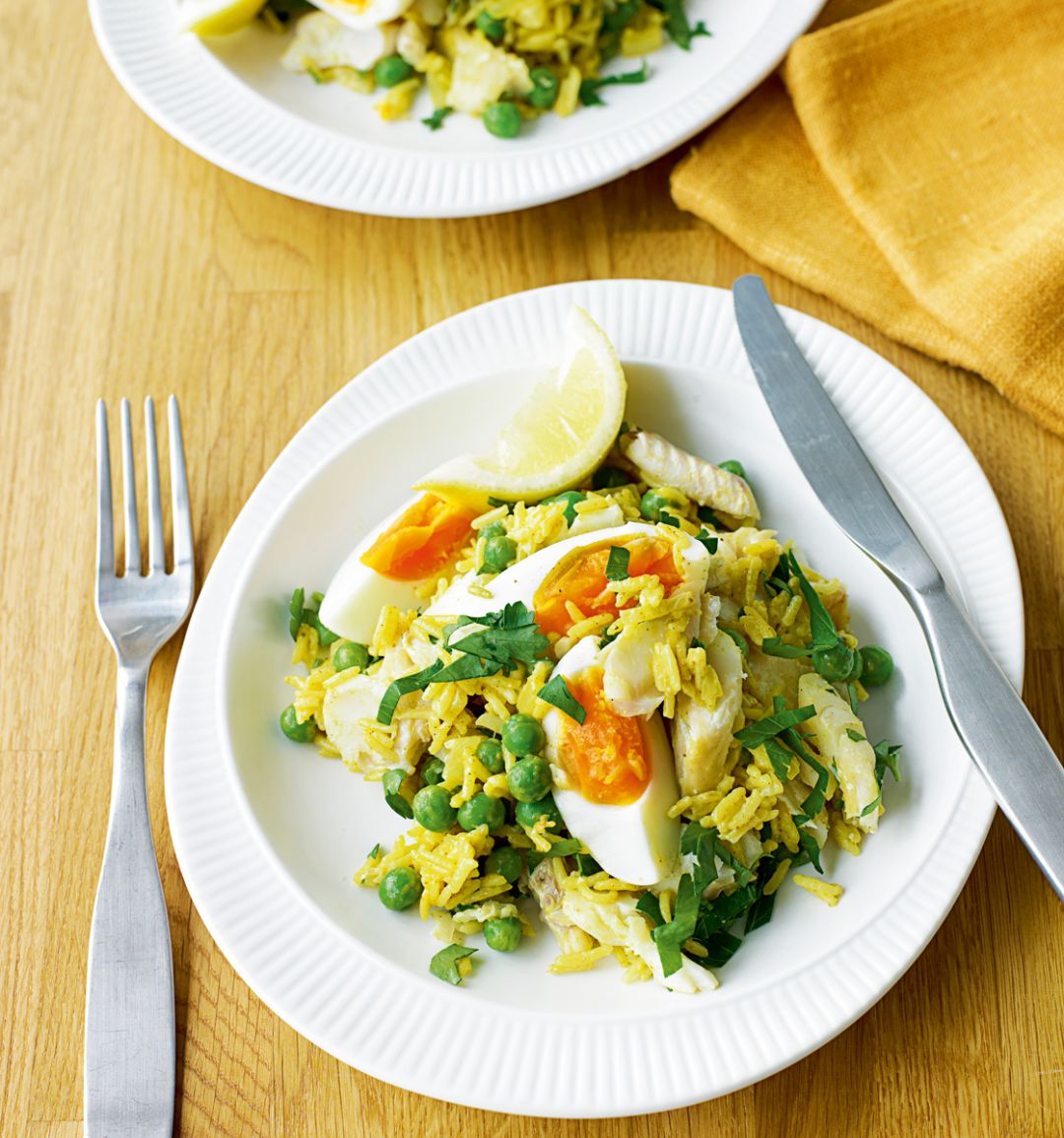 Easy smoked haddock kedgeree