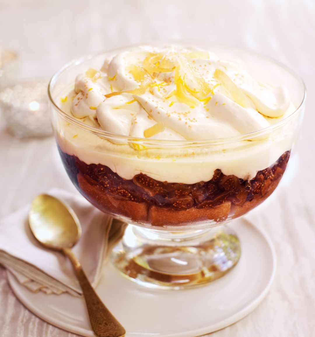 Figgy pudding trifle