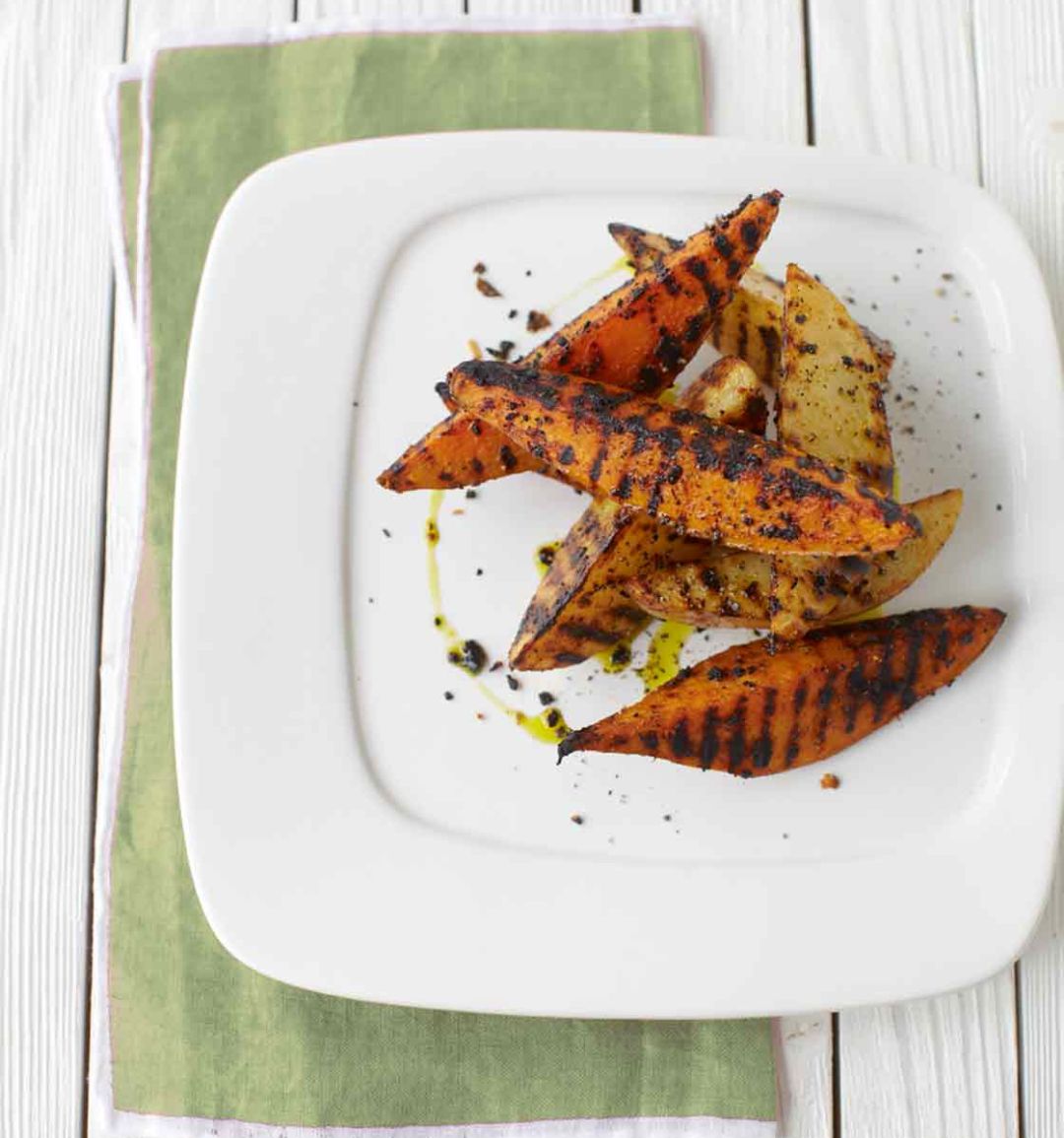 Spiced barbecue wedges