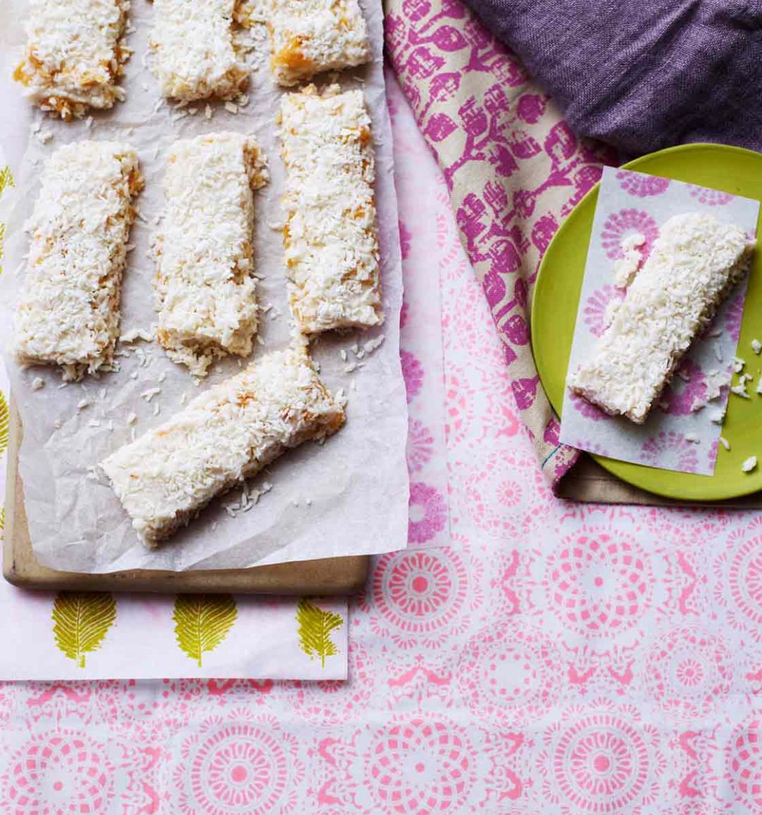 No-bake Piña Colada fingers