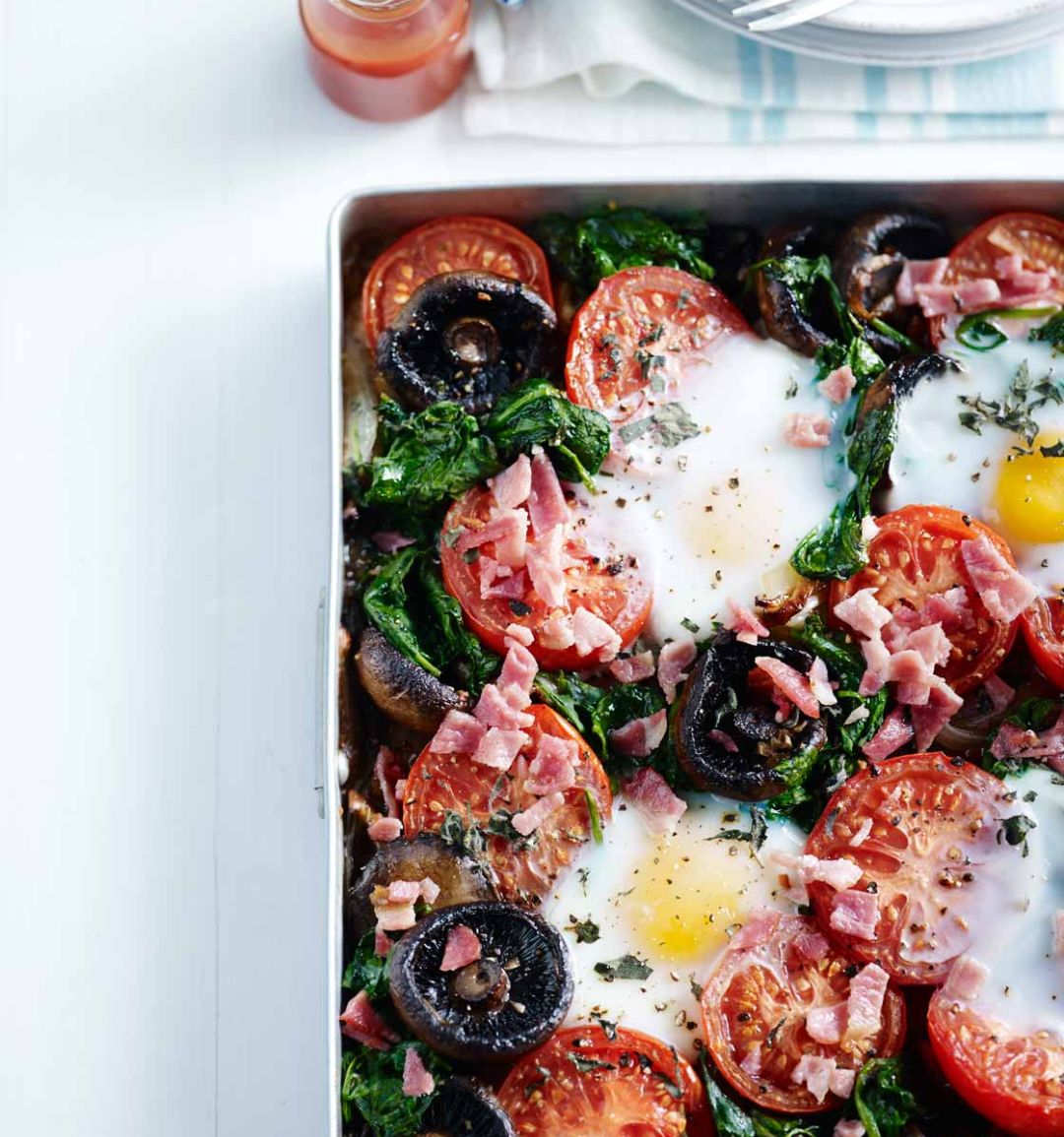 Full English traybake