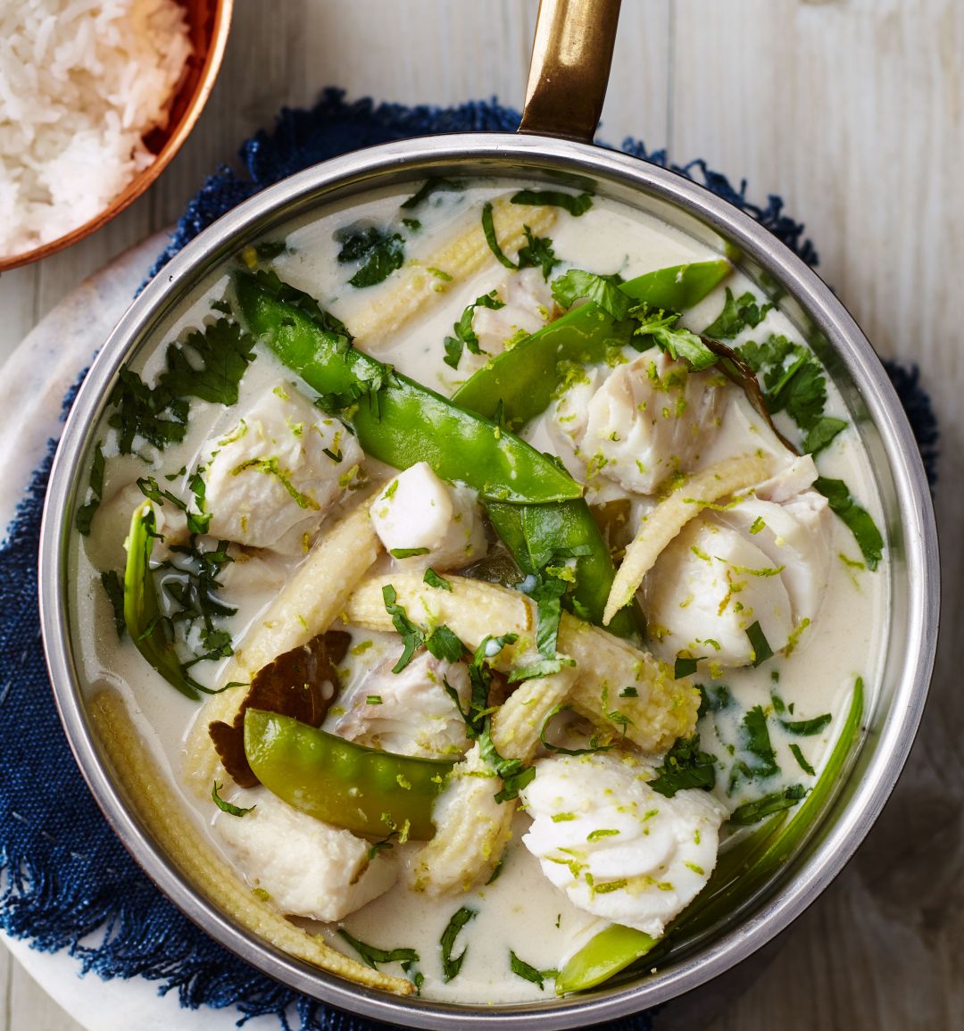 Light and fragrant fish curry