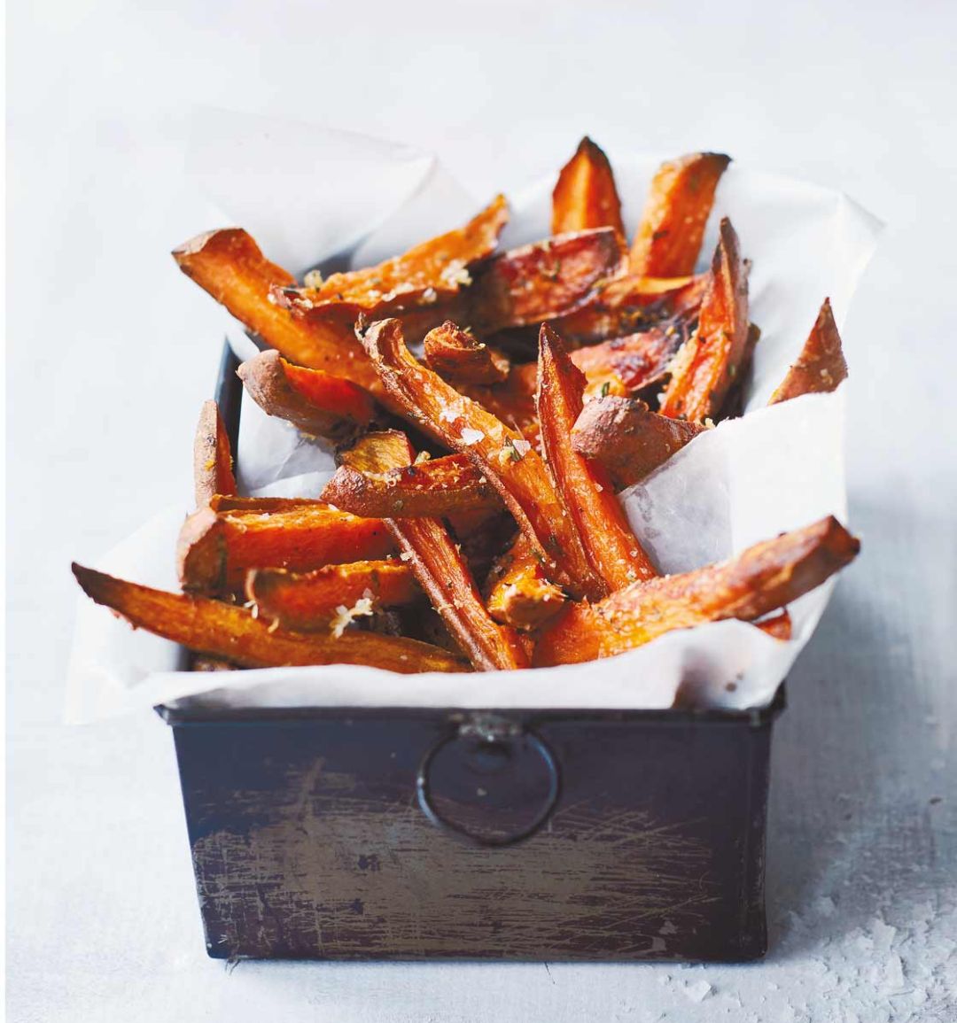 Sweet potato Parmesan fries
