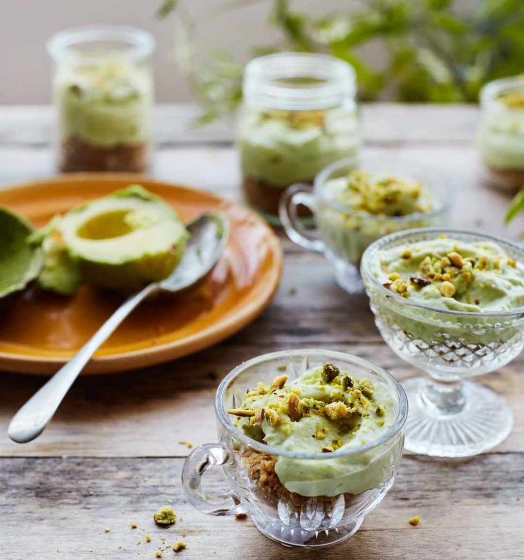 Avocado cheesecakes