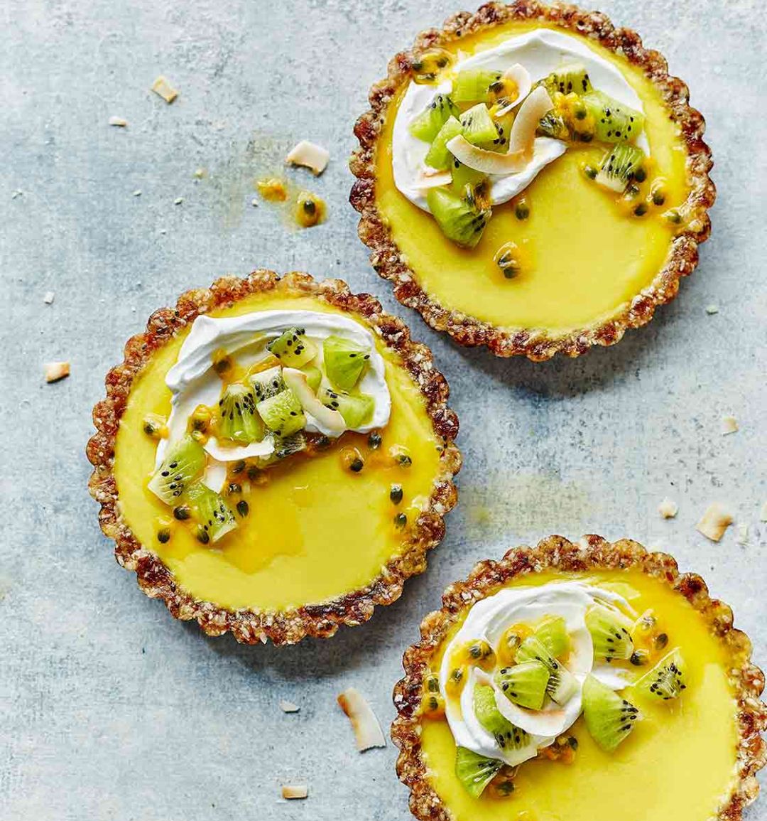 Gluten-free mango tarts