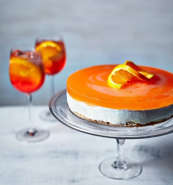 Aperol spritz cheesecake    