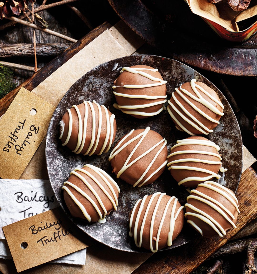 Baileys cheesecake truffles