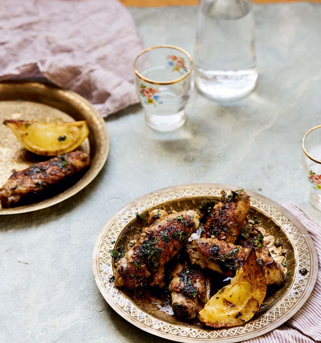 Marinated chicken wings 