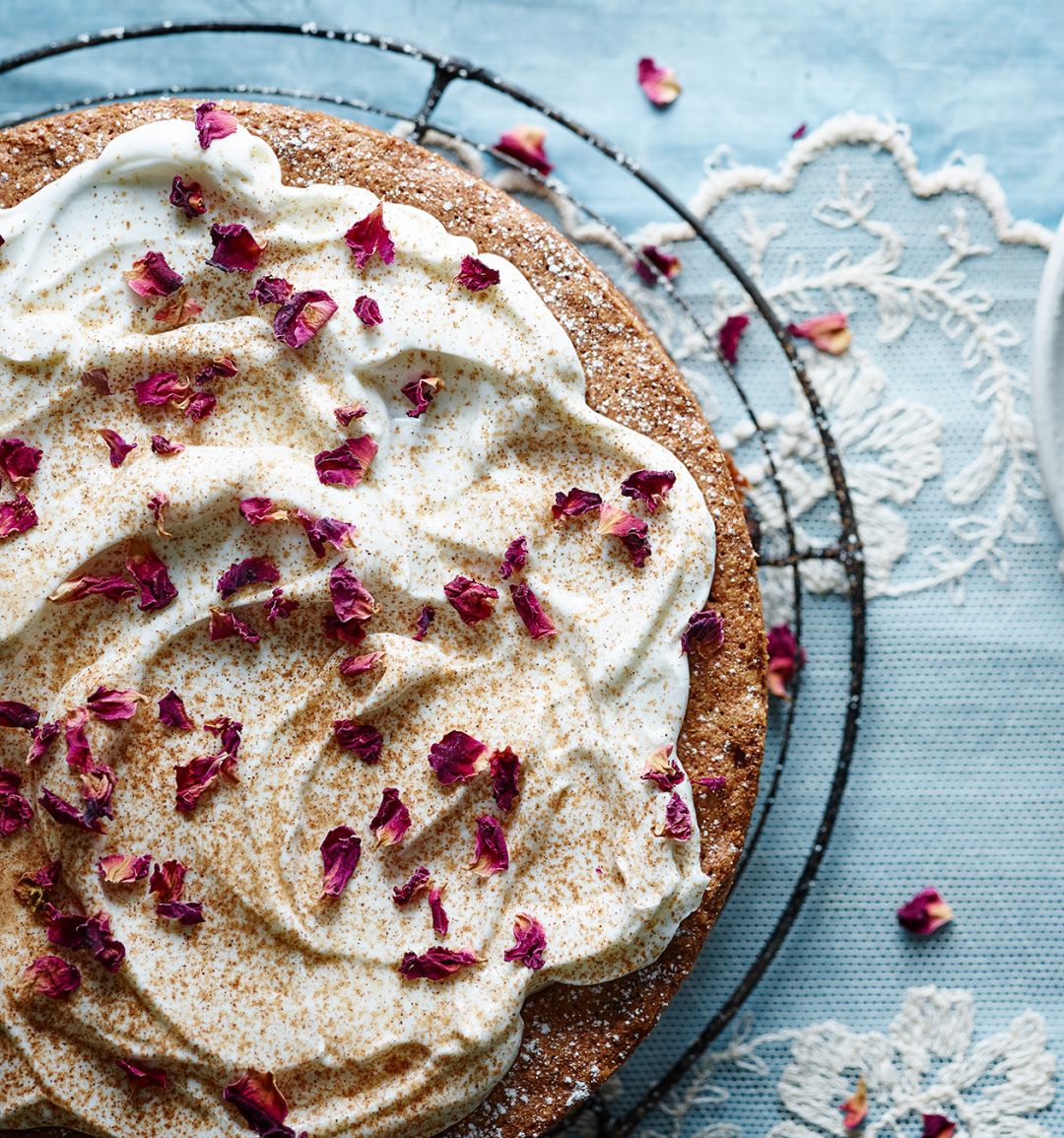 Fruit and nut polenta cake