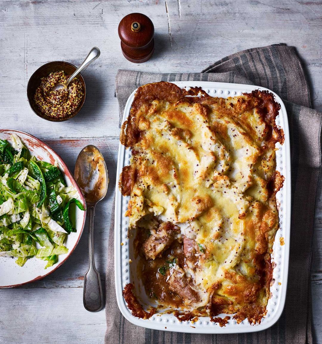 Sausage and mash pie