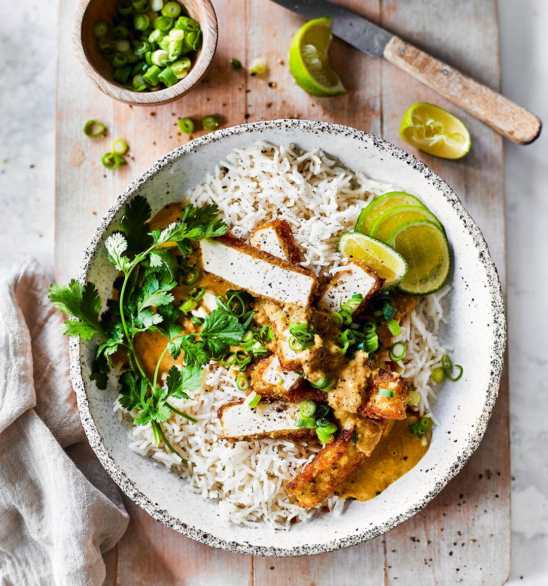 Tofu katsu curry