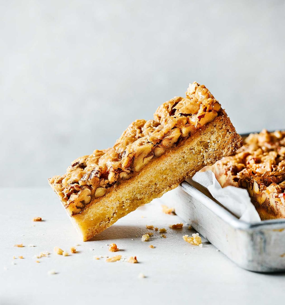 Pecan pie shortbread