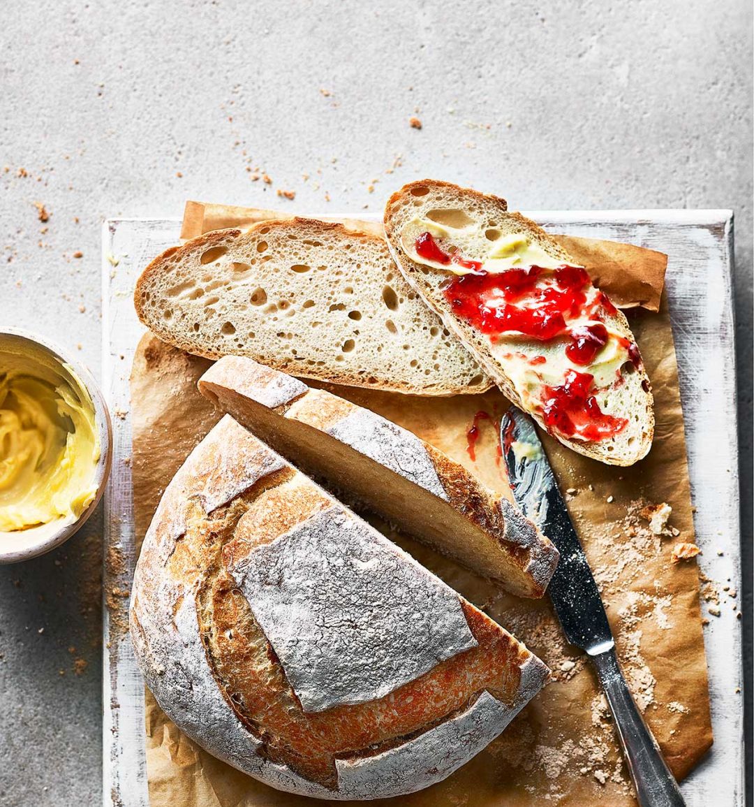 Starter-free sourdough