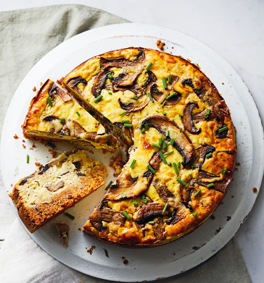 Reader recipe: mushroom cheesecake