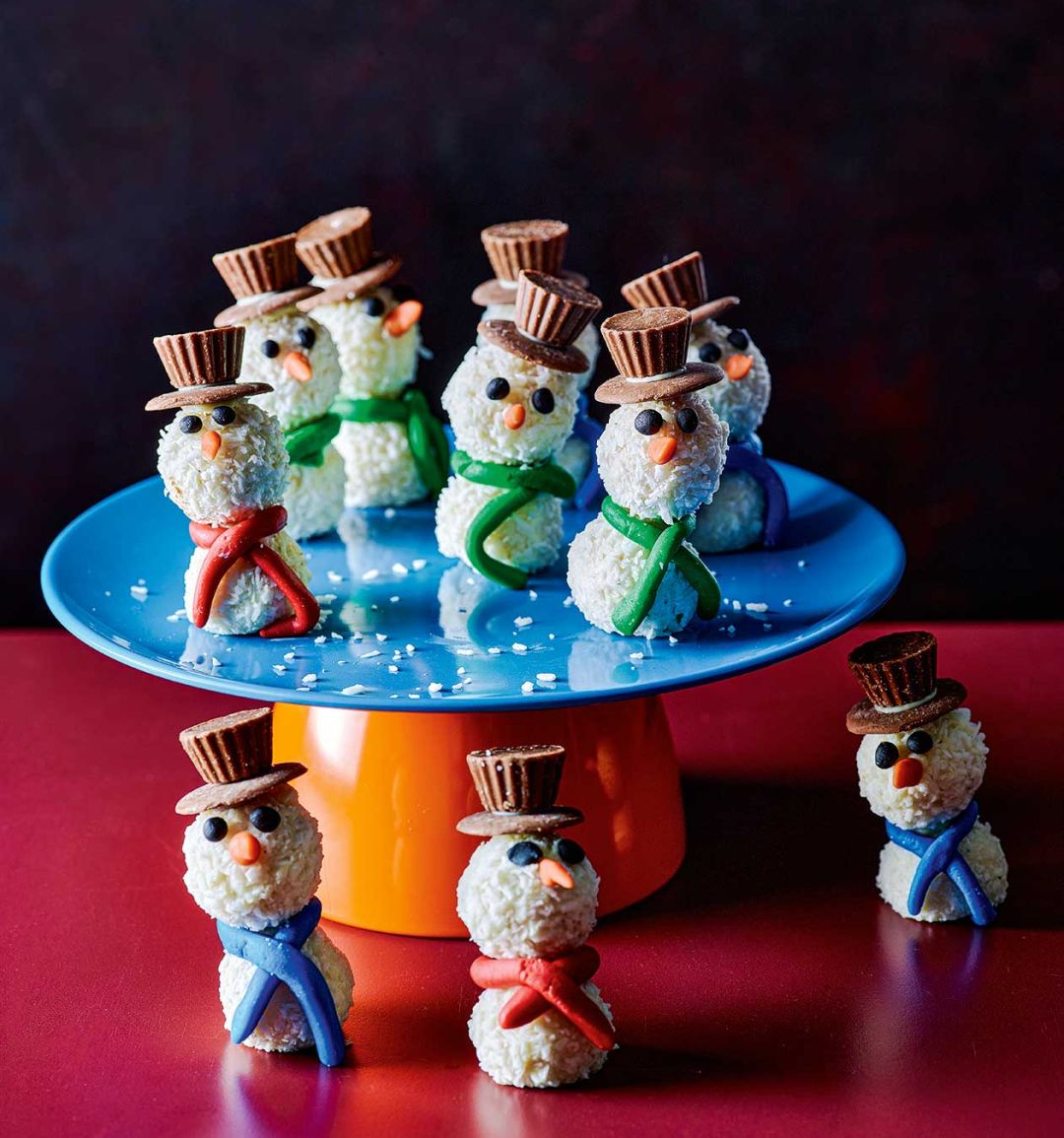Coconut snowmen