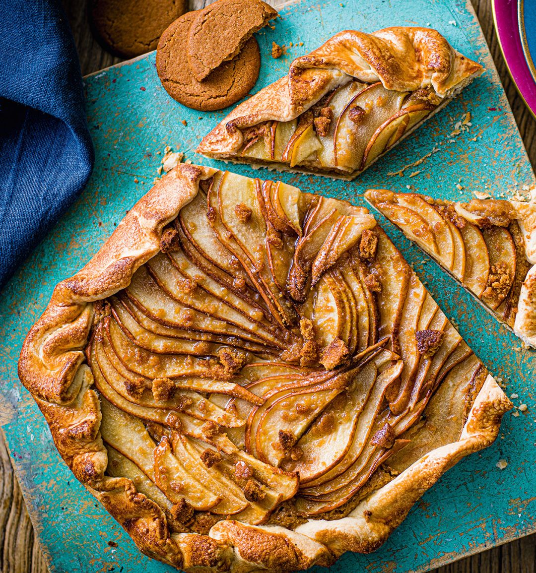 Pear and ginger galette