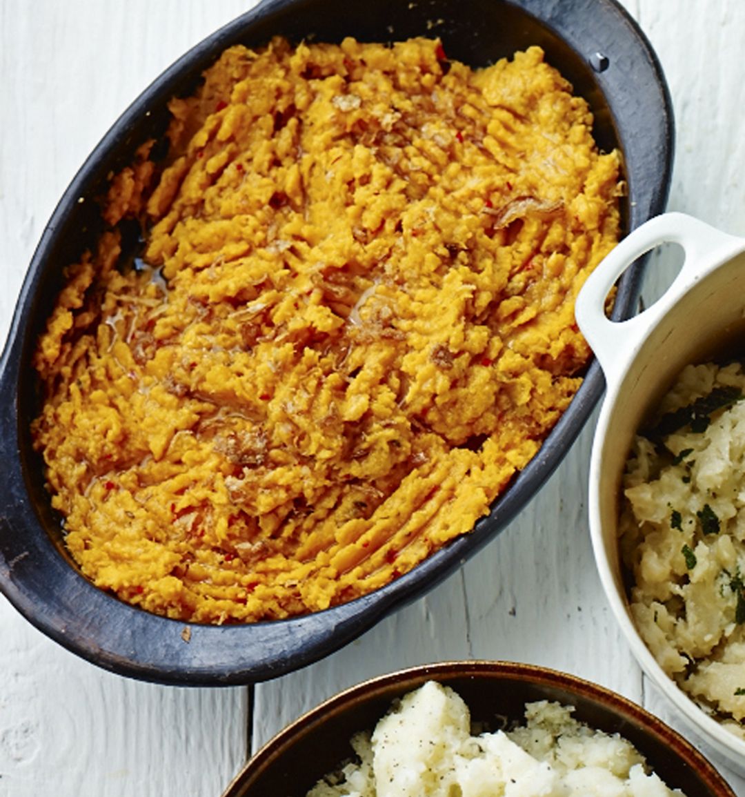 Sweet potato, cumin and chilli mash