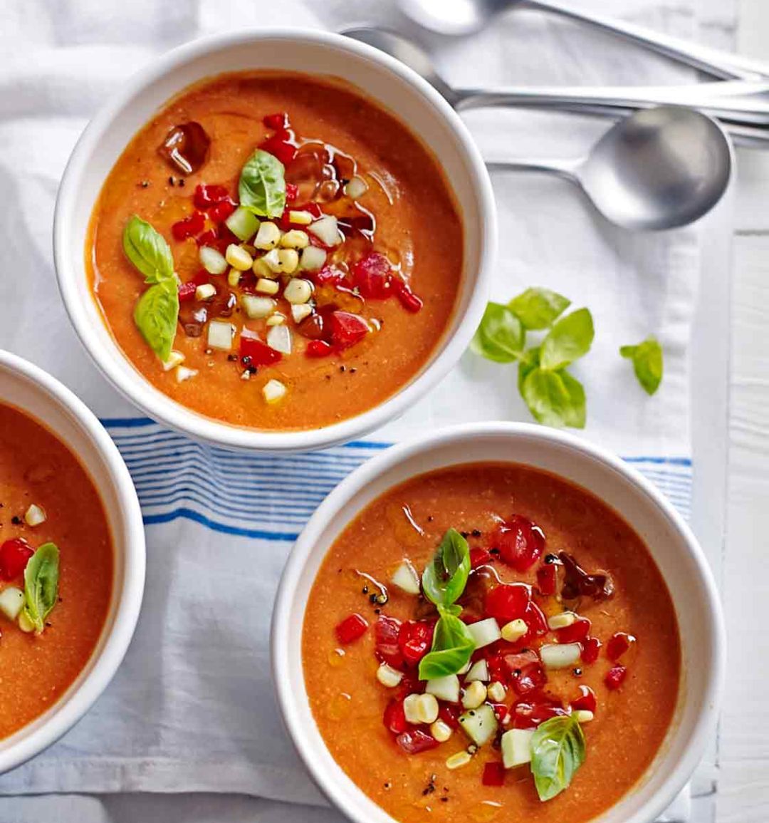 Summer vegetable gazpacho