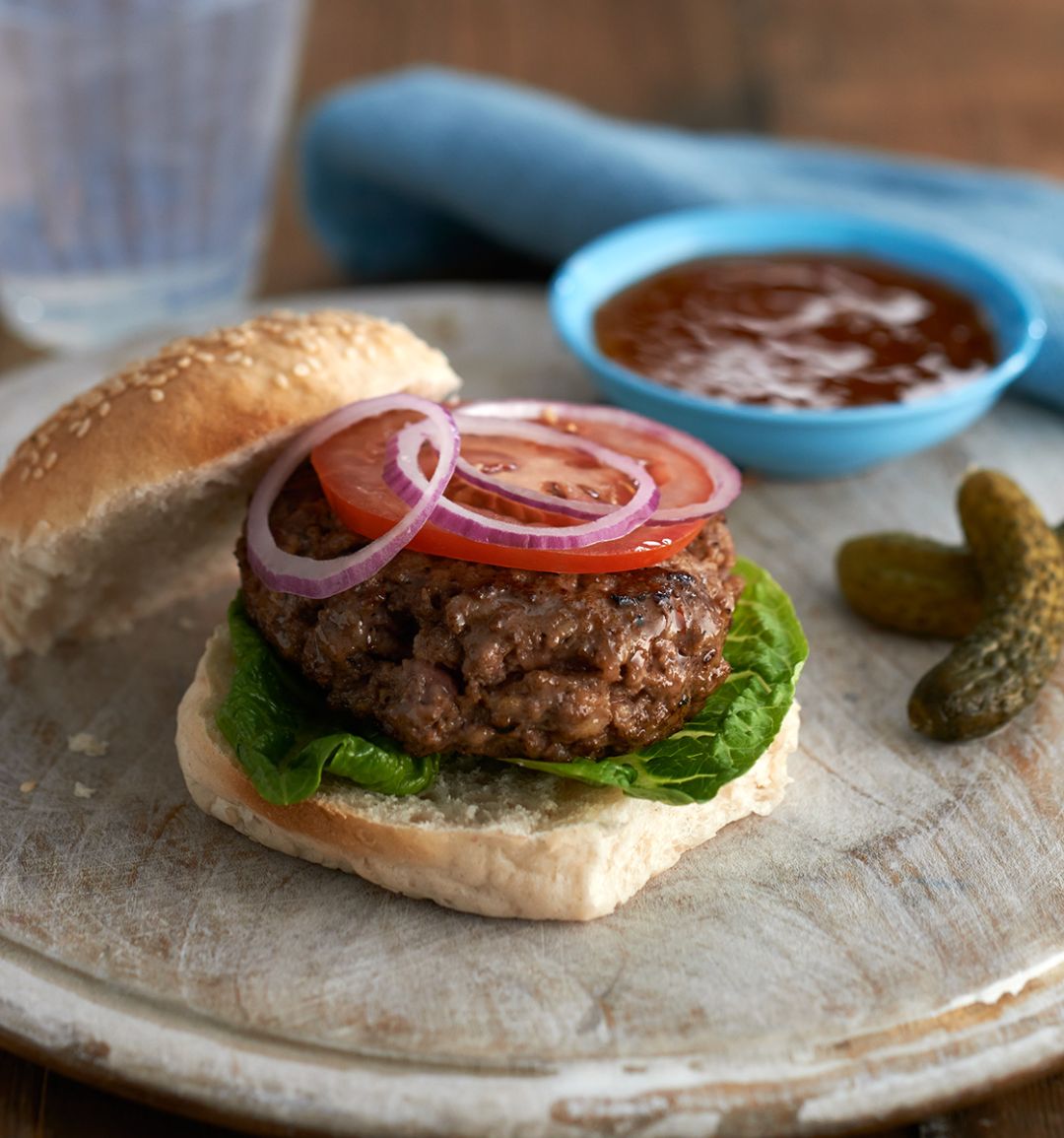 Sweet chilli burgers