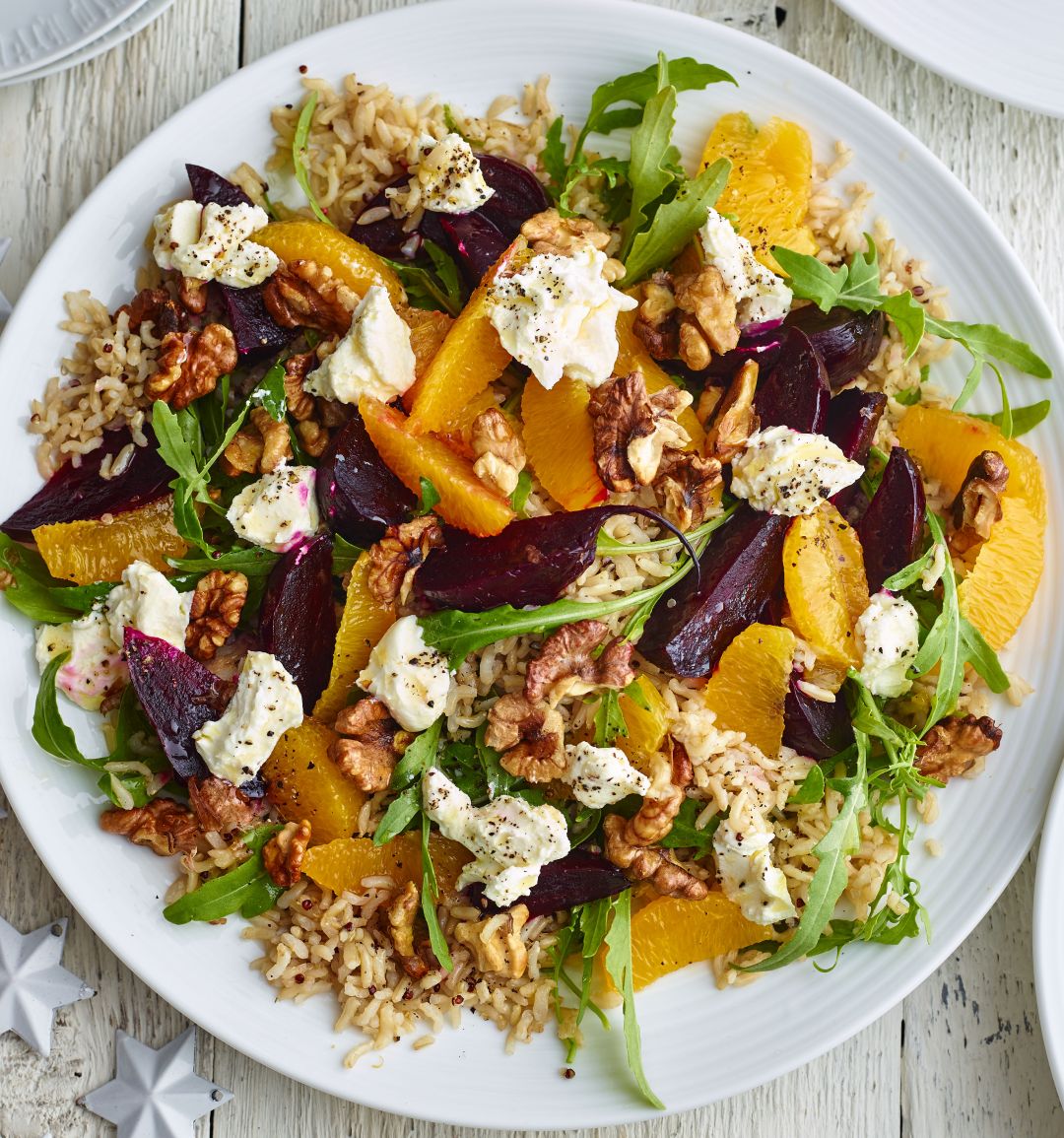 Beetroot, orange and quinoa salad