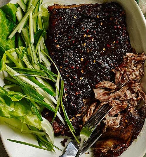 Chinese shredded lamb