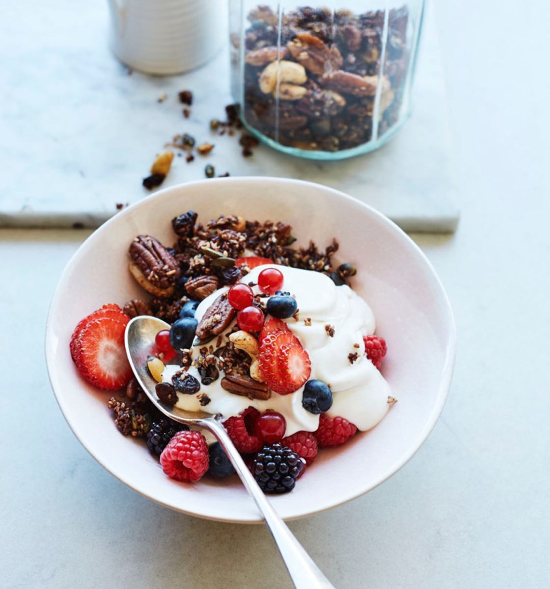 Chocolate and coconut granola