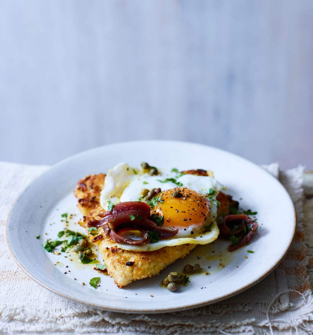 Turkey schnitzel with lemon and caper butter