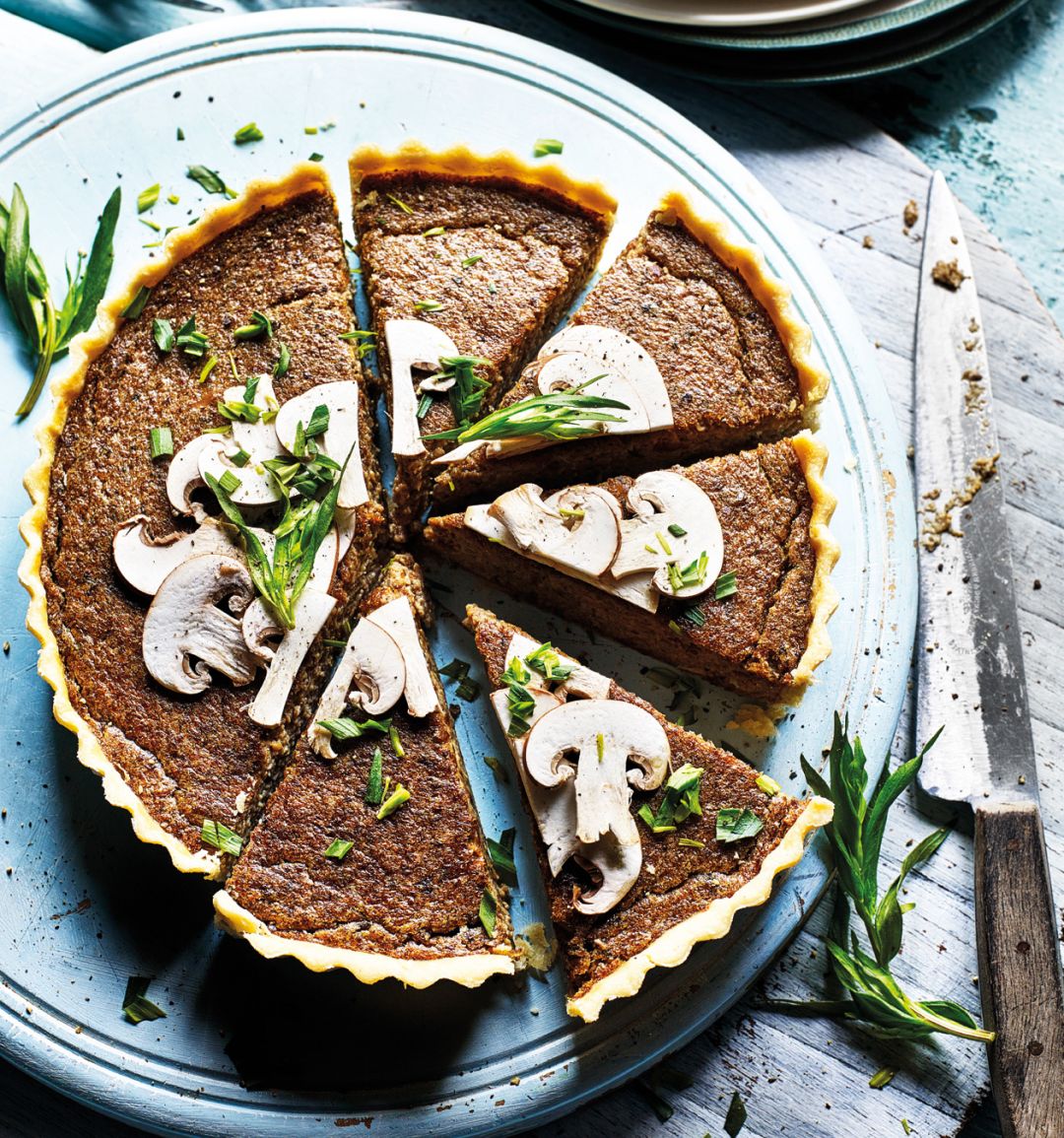 Mushroom tart