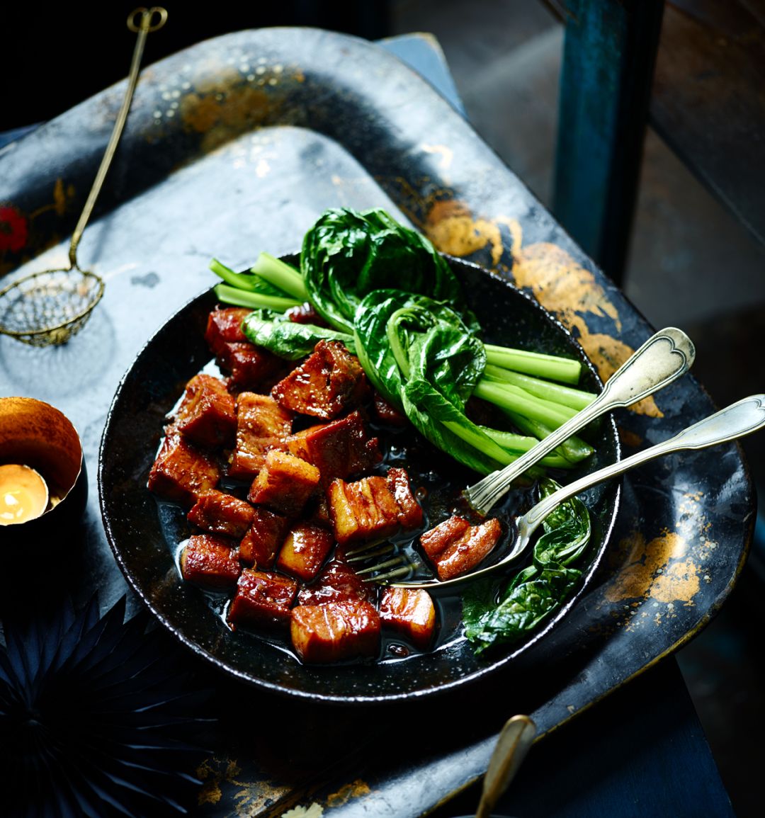 Braised red pork