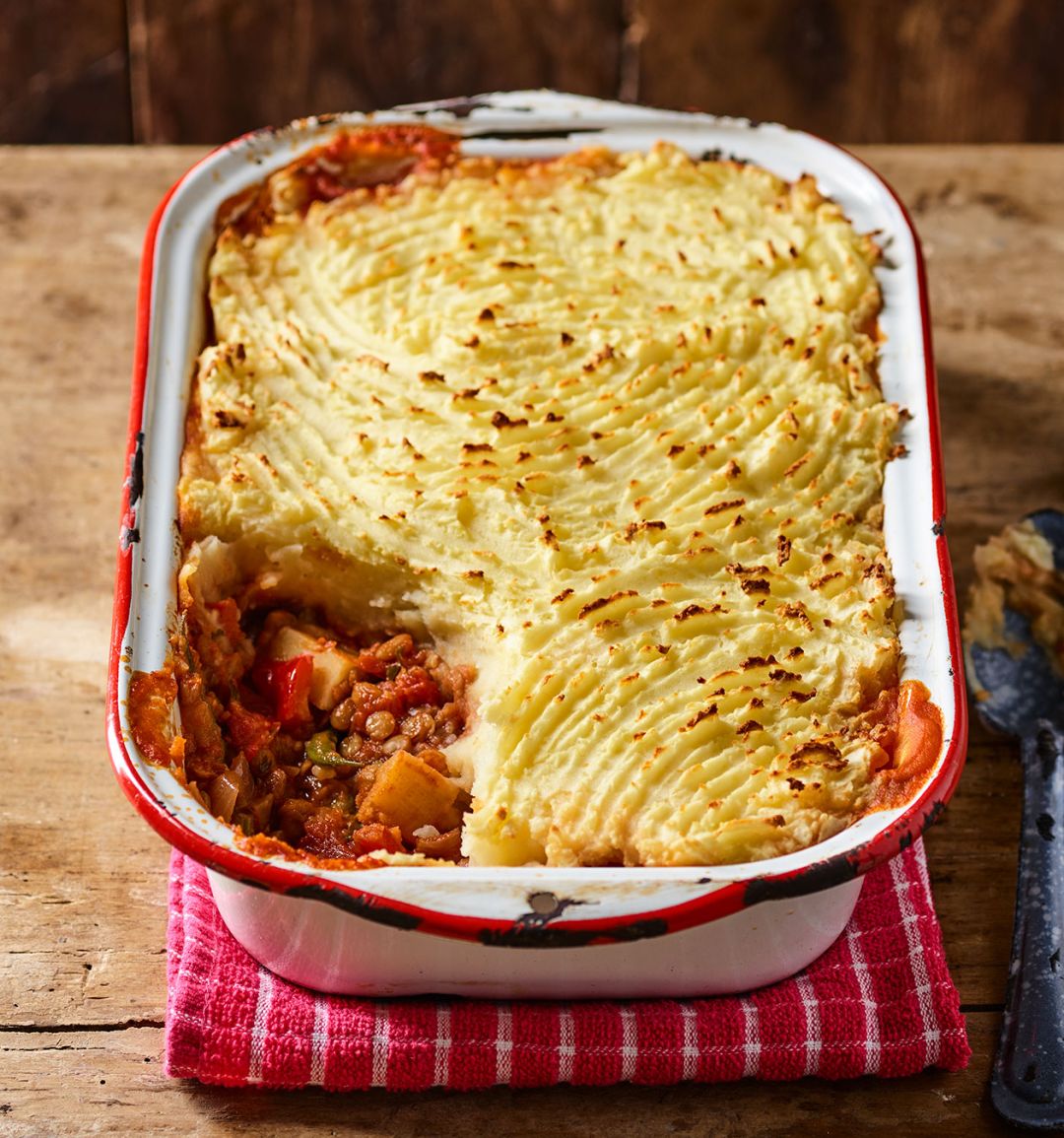 Vegan shepherd’s pie