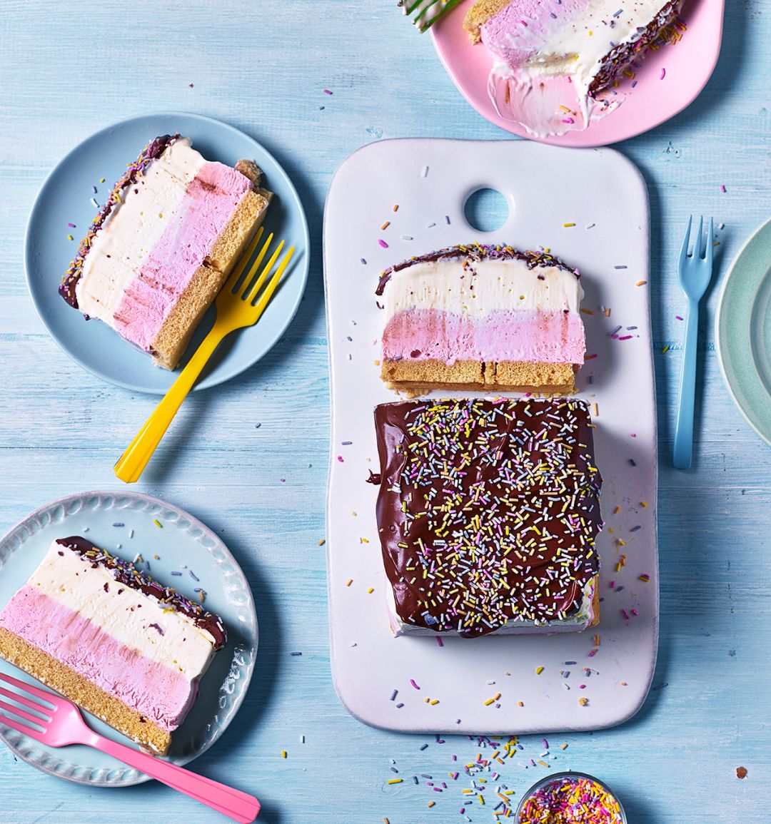 ‘Fab’ ice cream slice 