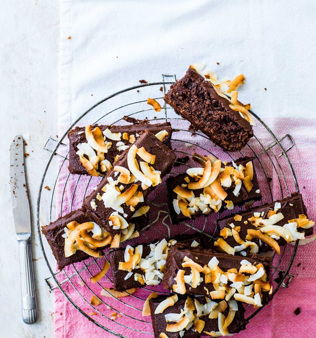 Chocolate and coconut cake