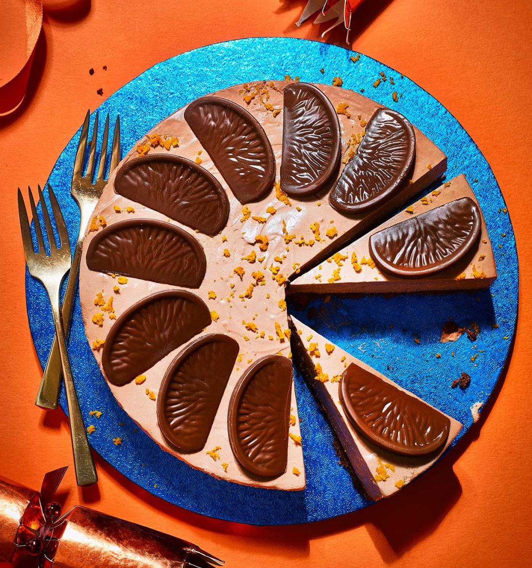 Terry’s double-chocolate orange cheesecake