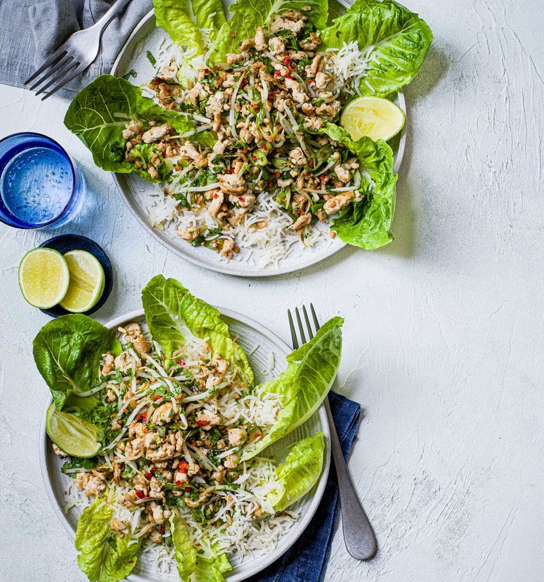 Fragrant turkey larb