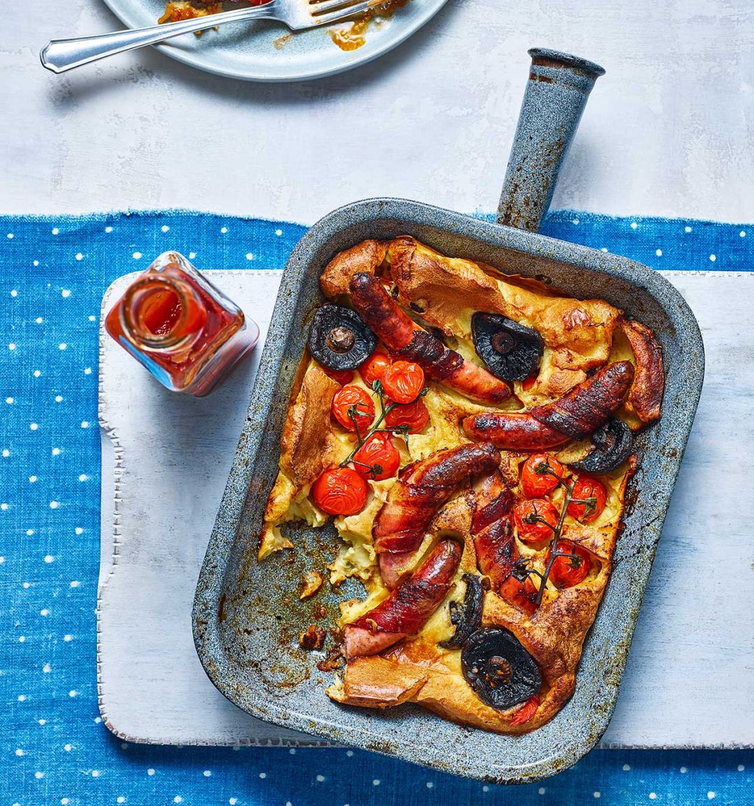 ‘All-day-breakfast’ toad-in-the-hole