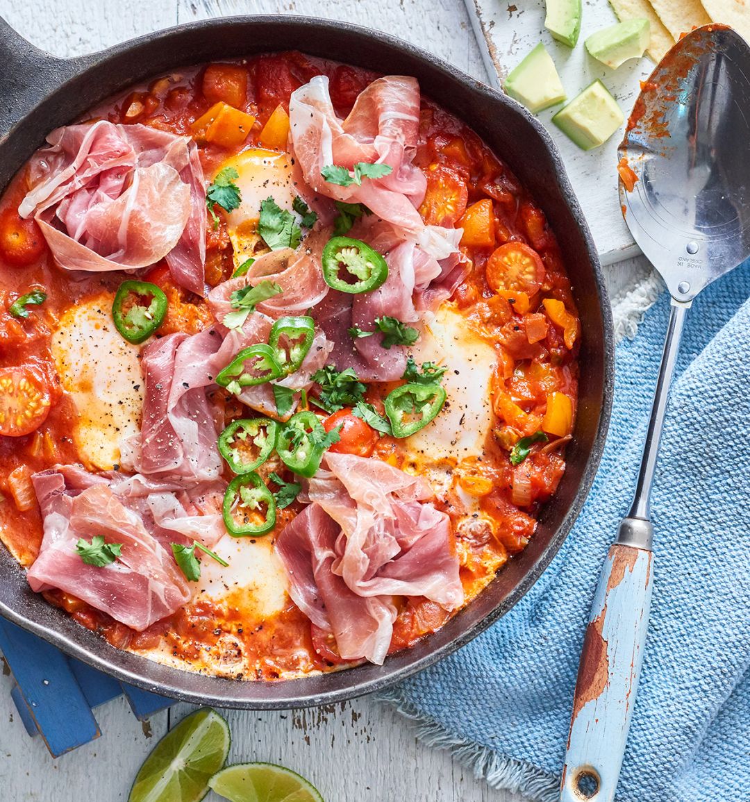 Sponsored: Parma ham huevos rancheros