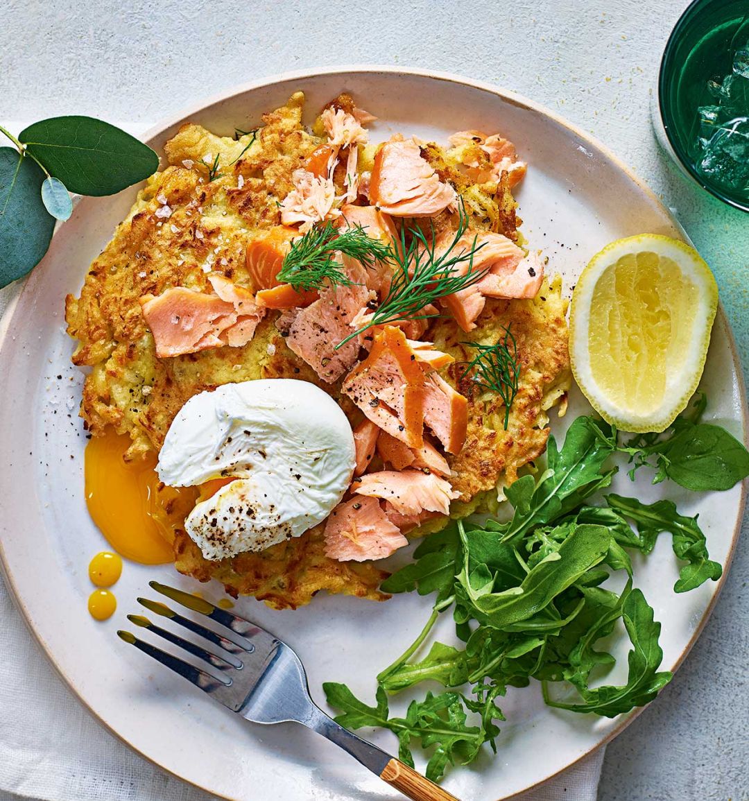 Smoked trout with parsnip rosti
